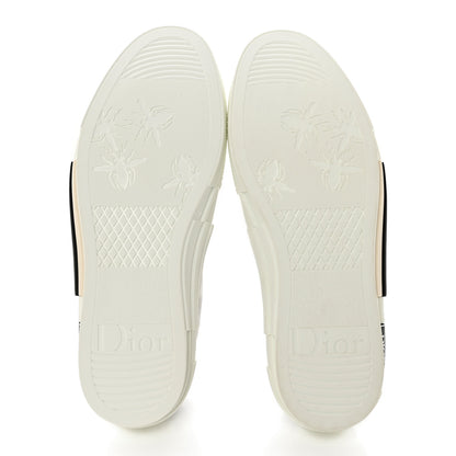 Christian Dior Technical Canvas Oblique Mens B23 Slip On Sneakers 42 Black White 5 of 8