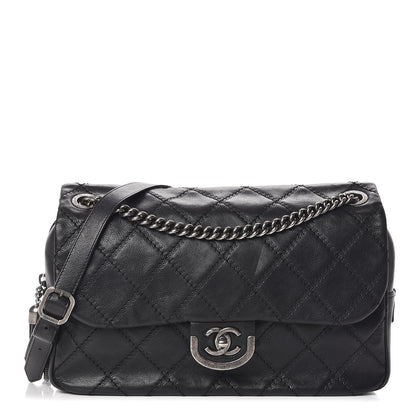 Chanel Calfskin Quilted Medium Coco Sporran Flap Black 1 of 10