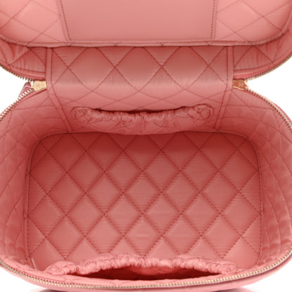 Chanel Caviar Quilted Large Vanity Pouch Pink 5 of 8