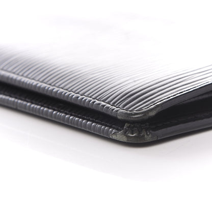 Louis Vuitton Epi Brazza Wallet Black 7 of 10