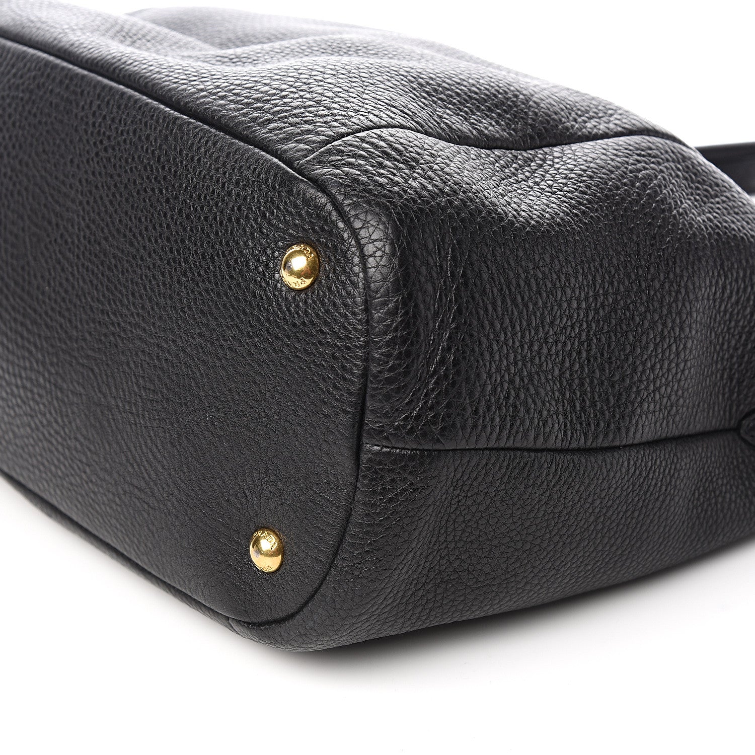 Prada Vitello Daino Shoulder Bag Black 8 of 9