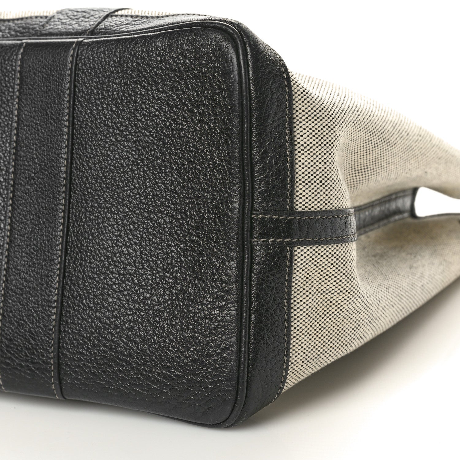 Hermes Toile Buffle Skipper Garden Party 36 MM Tote Black 10 of 11