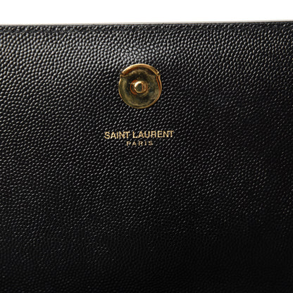 Saint Laurent Grain De Poudre Medium Classic Monogram Kate Satchel Black 9 of 10