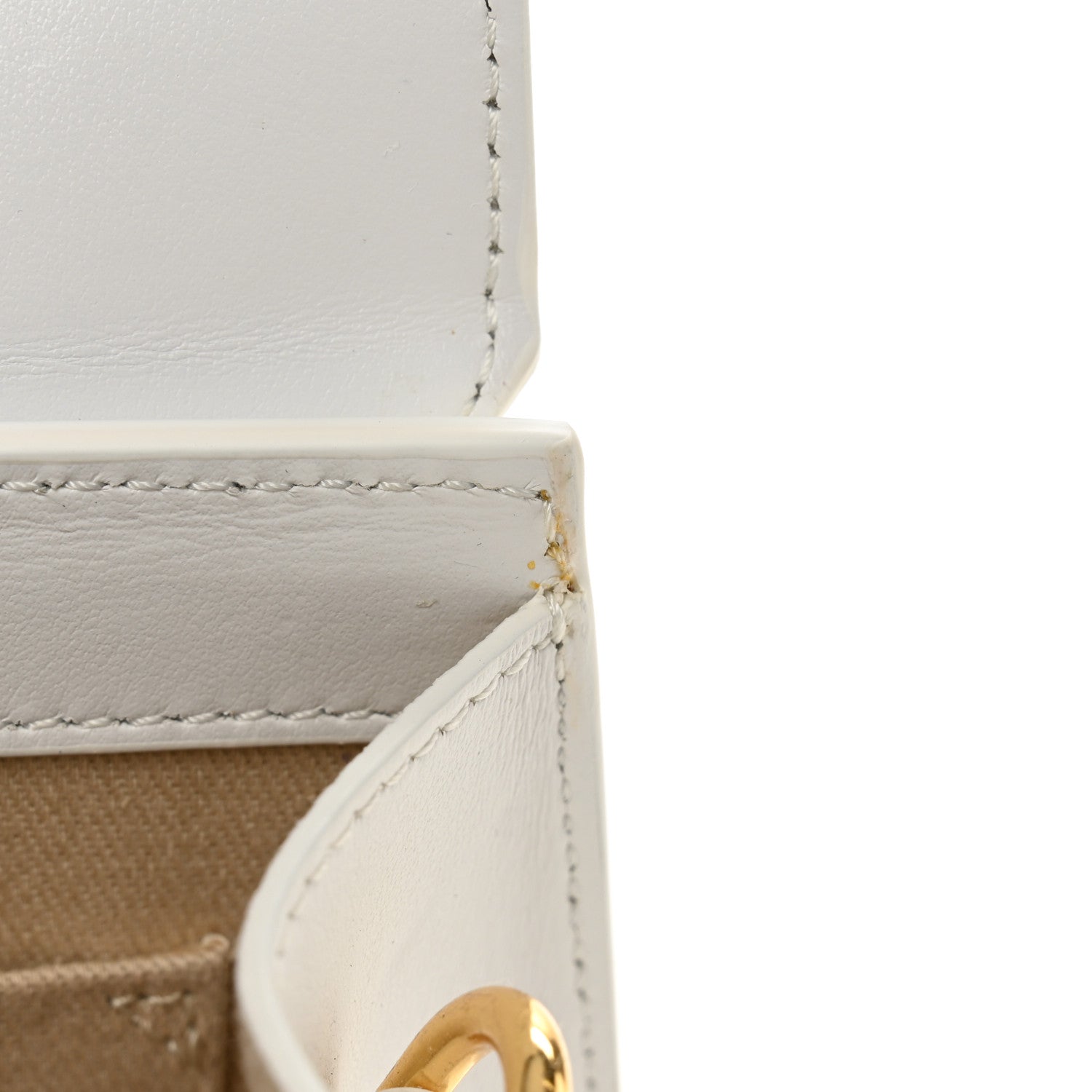 Jacquemus Smooth Calfskin Le Chiquito Noeud White 10 of 11
