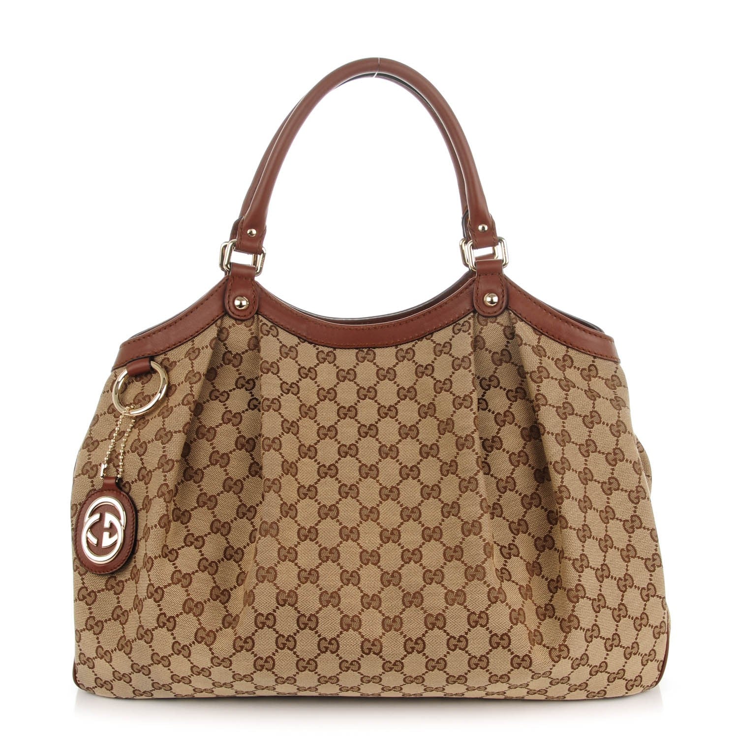 Gucci Monogram Large Sukey Tote Brown 1 of 7