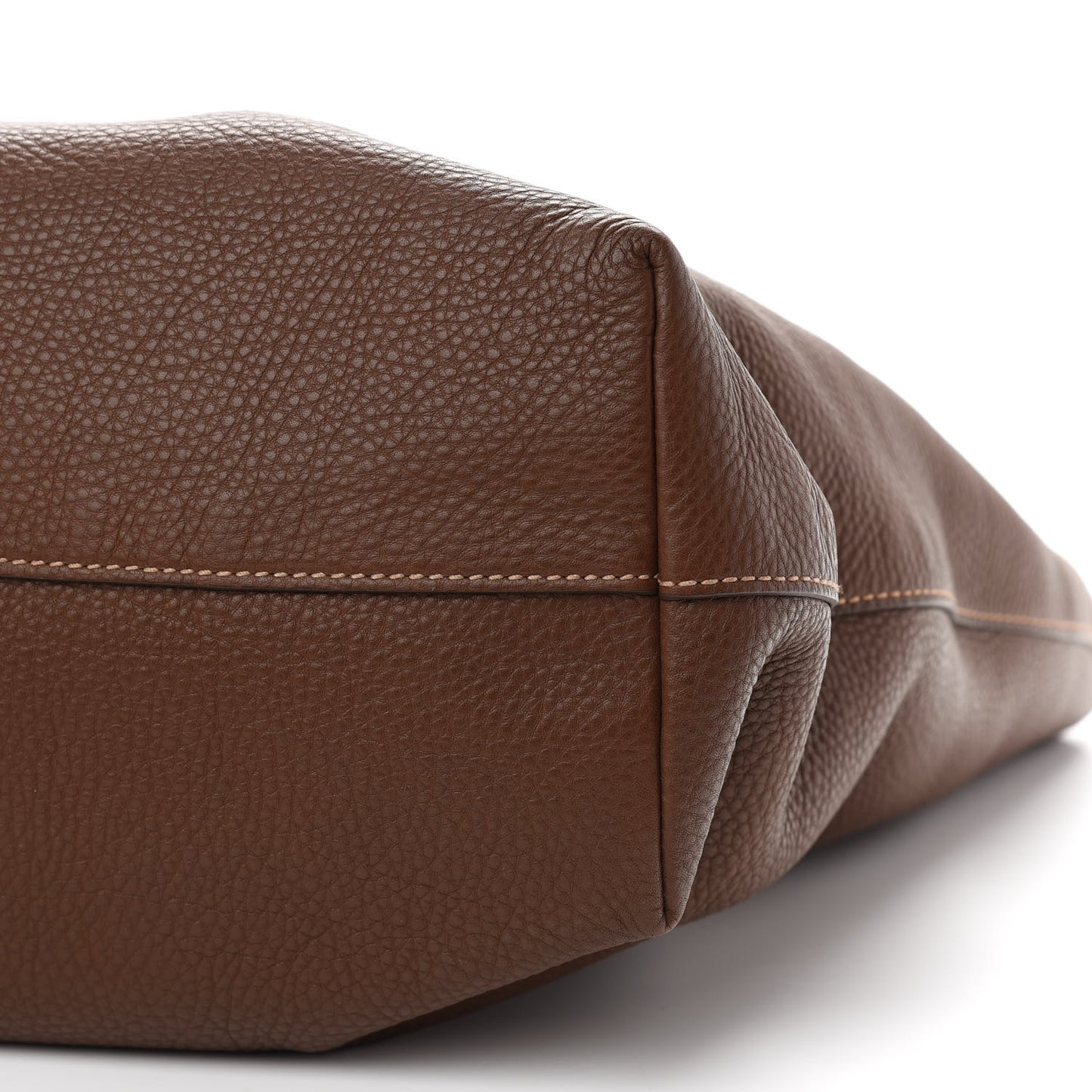 Vitello Daino Tote Tabacco