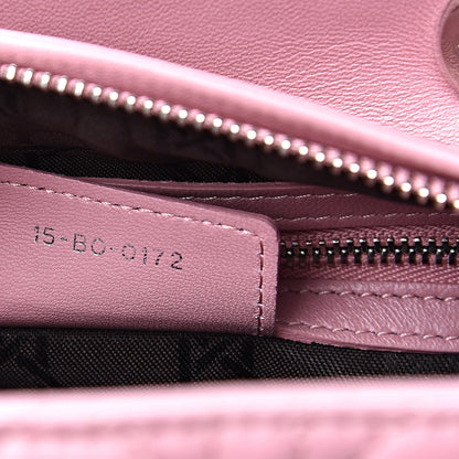 Christian Dior Lambskin Cannage Medium Lady Dior Pink 6 of 8