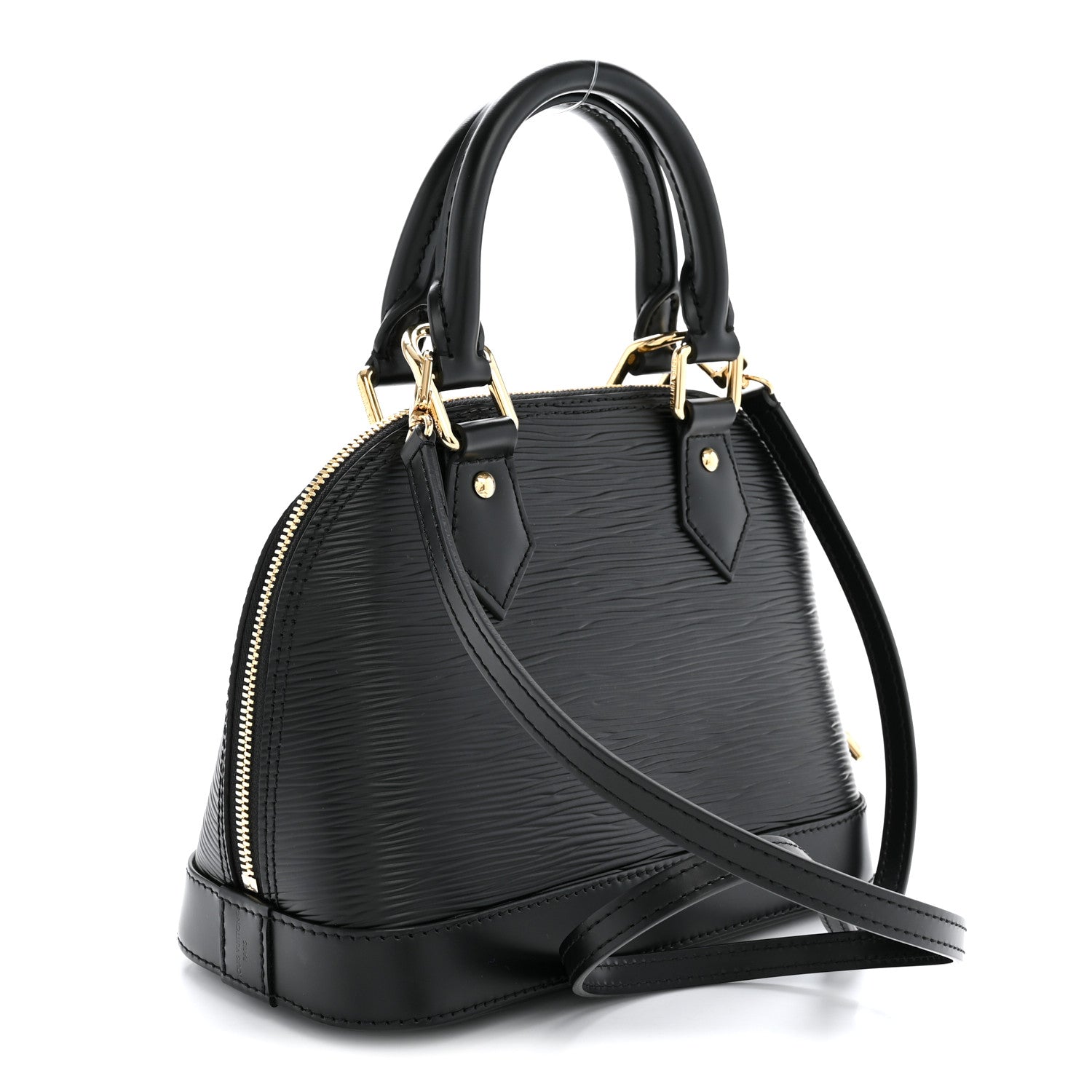 Louis Vuitton LV X TM Epi Alma BB Black 3 of 12