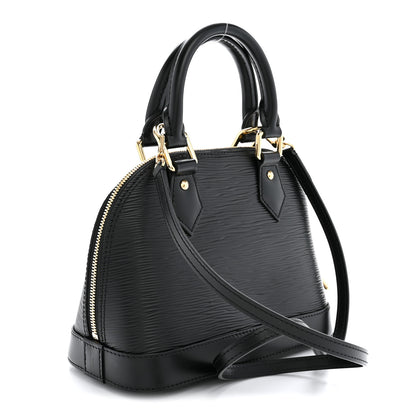 Louis Vuitton LV X TM Epi Alma BB Black 3 of 12