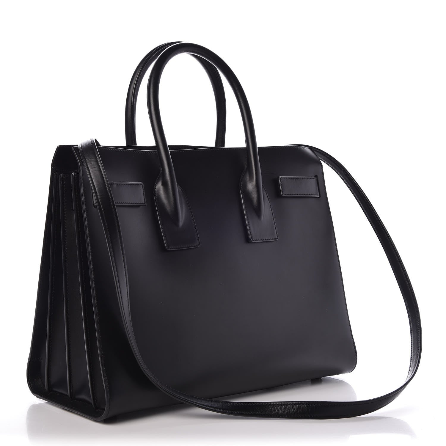 Saint Laurent Smooth Calfskin Small Sac De Jour Black 3 of 10