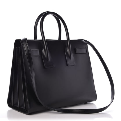 Saint Laurent Smooth Calfskin Small Sac De Jour Black 3 of 10