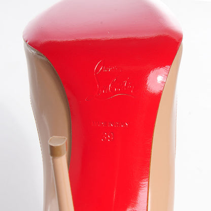 Christian Louboutin Jazz Calf Corneille 100 Pumps 39 Nude 7 of 8