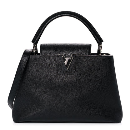 Louis Vuitton Taurillon Capucines PM Black 1 of 8