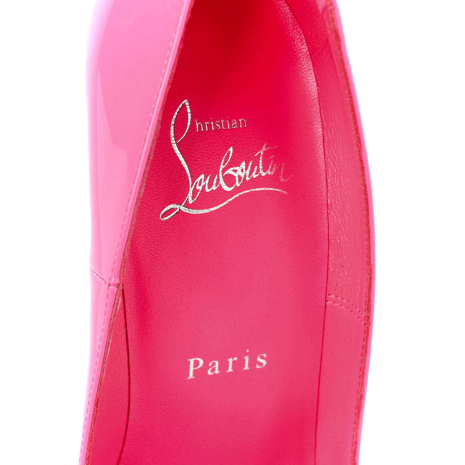 Christian Louboutin Patent So Kate 120 Pumps 36.5 Shocking Pink 7 of 8