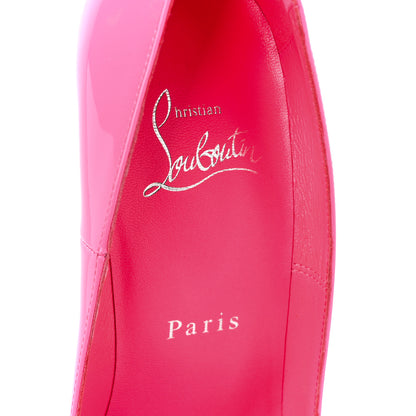 Christian Louboutin Patent So Kate 120 Pumps 36.5 Shocking Pink 7 of 8