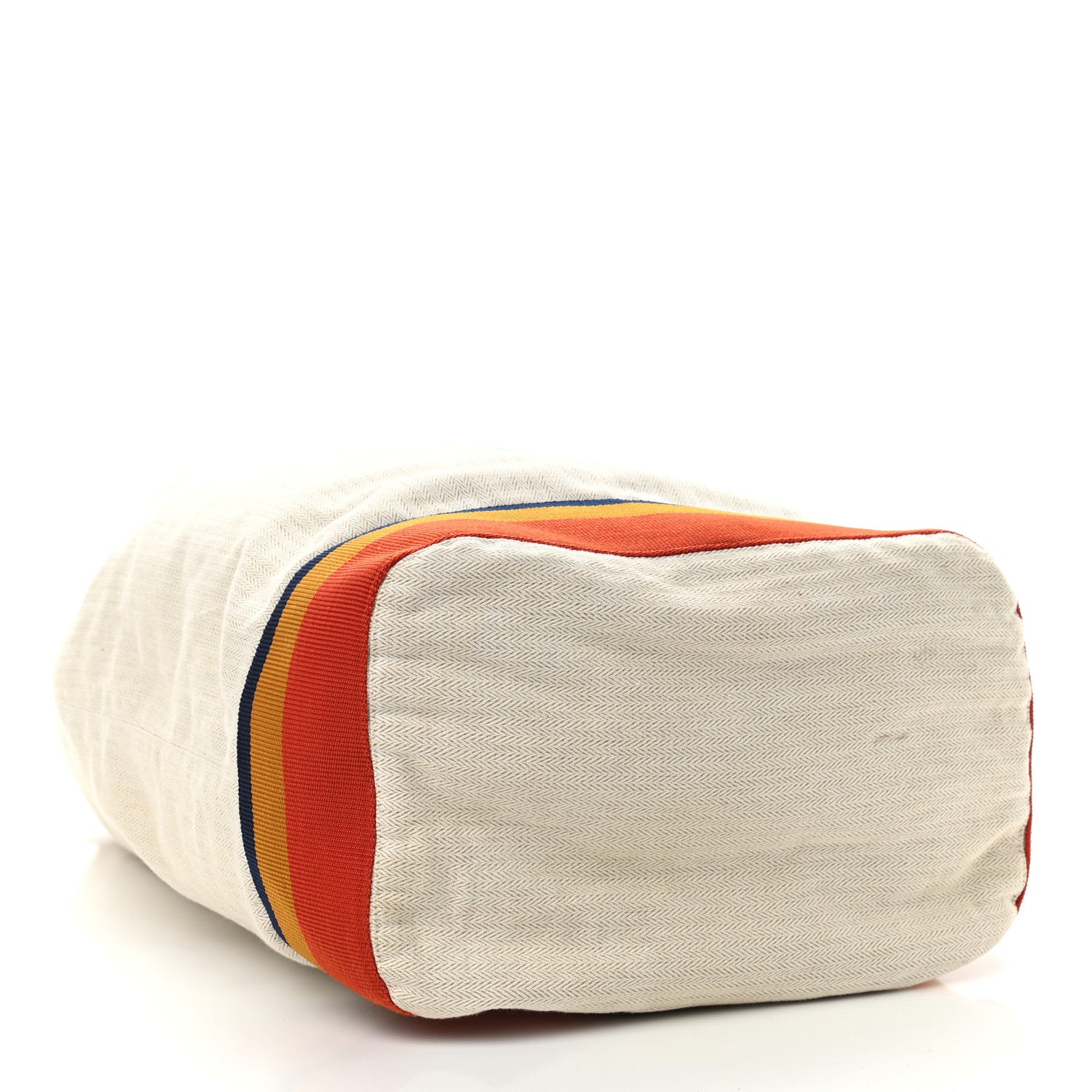 Hermes Cotton Canvas Bucket Tote Bag 4 of 9