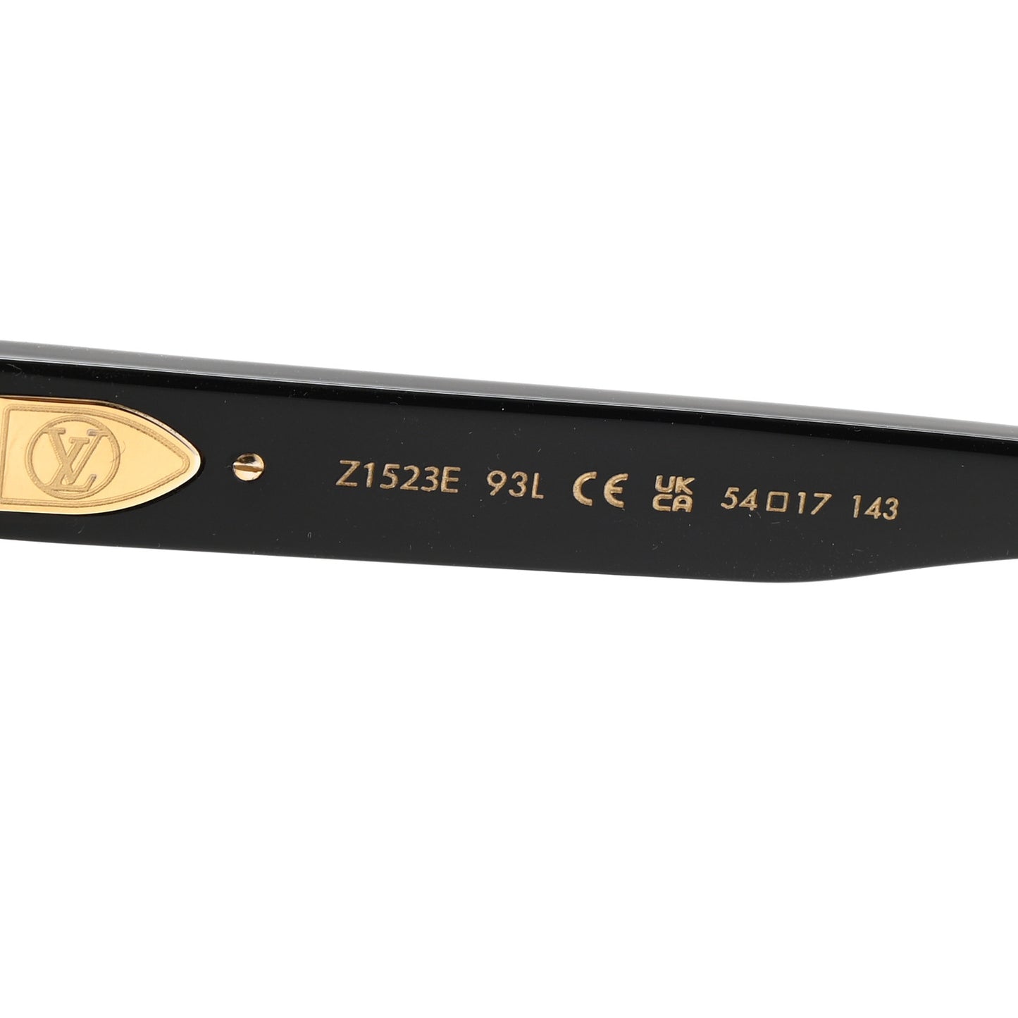 Acetate My Monogram Square Sunglasses Z1523E Black