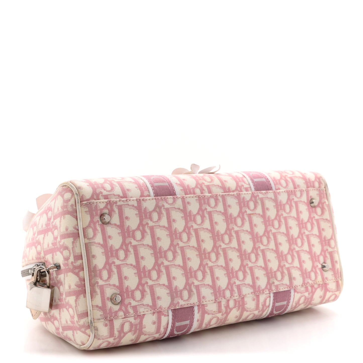 Monogram Girly Boston Pink Pink