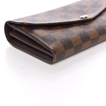 Louis Vuitton Damier Ebene Sarah Wallet NM 8 of 11