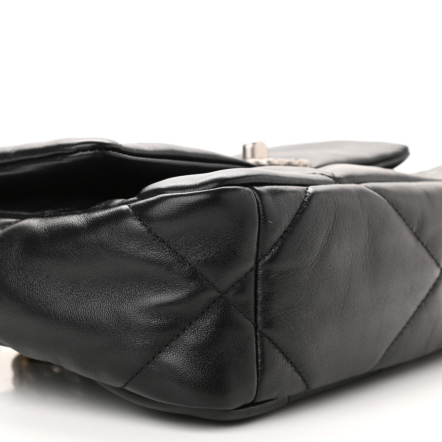 Chanel Lambskin Quilted Medium Chanel 19 Flap Black 8 of 9