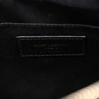 Saint Laurent SAINT LAURENT Calfskin Matelasse Monogram Lou Camera Bag Black 7 of 10