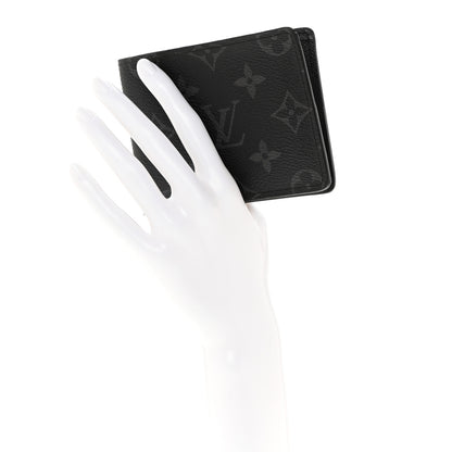 Louis Vuitton Monogram Eclipse Slender Wallet 2 of 7