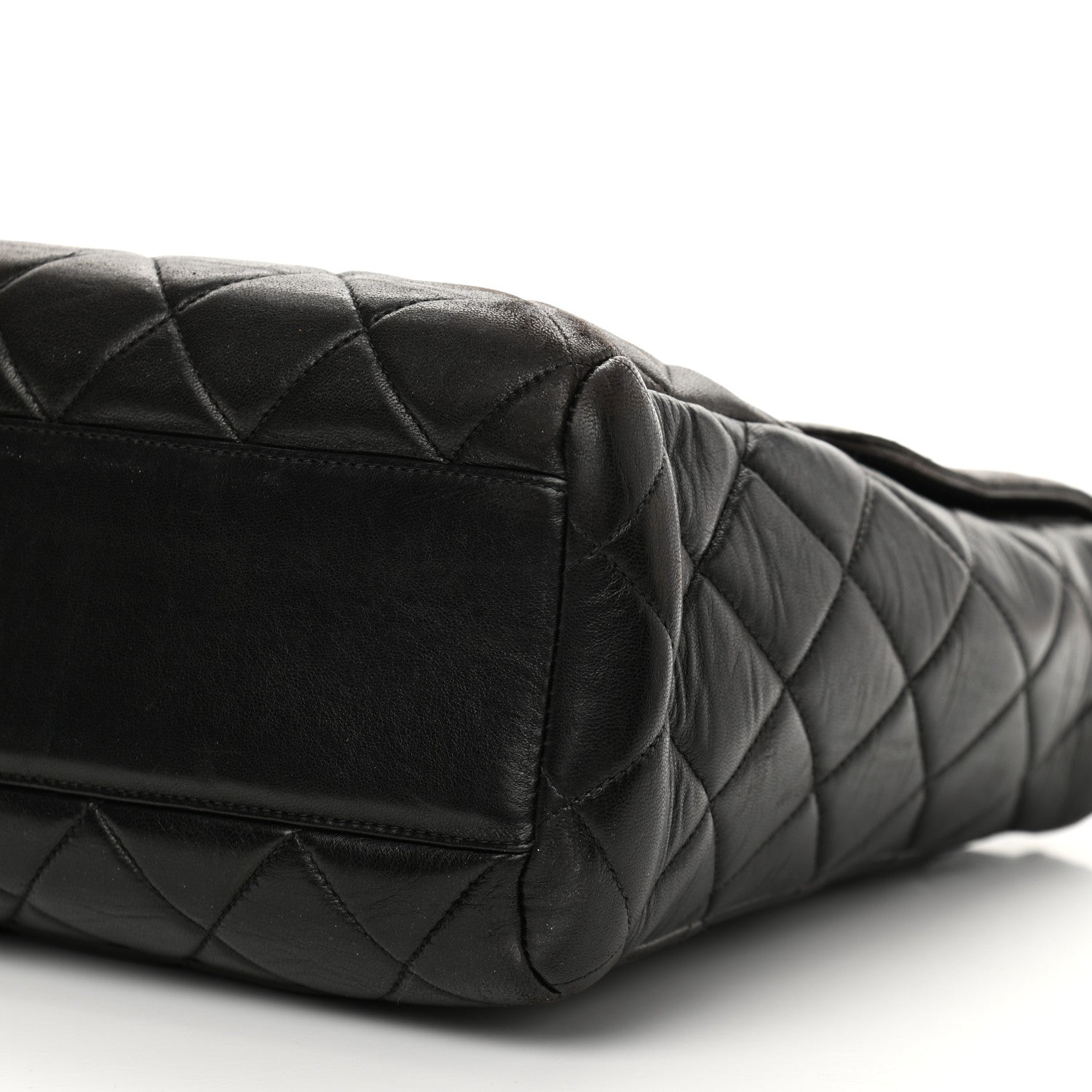 Chanel Lambskin Quilted CC Flap Shoulder Bag Black 6 of 13