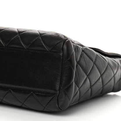 Chanel Lambskin Quilted CC Flap Shoulder Bag Black 6 of 13
