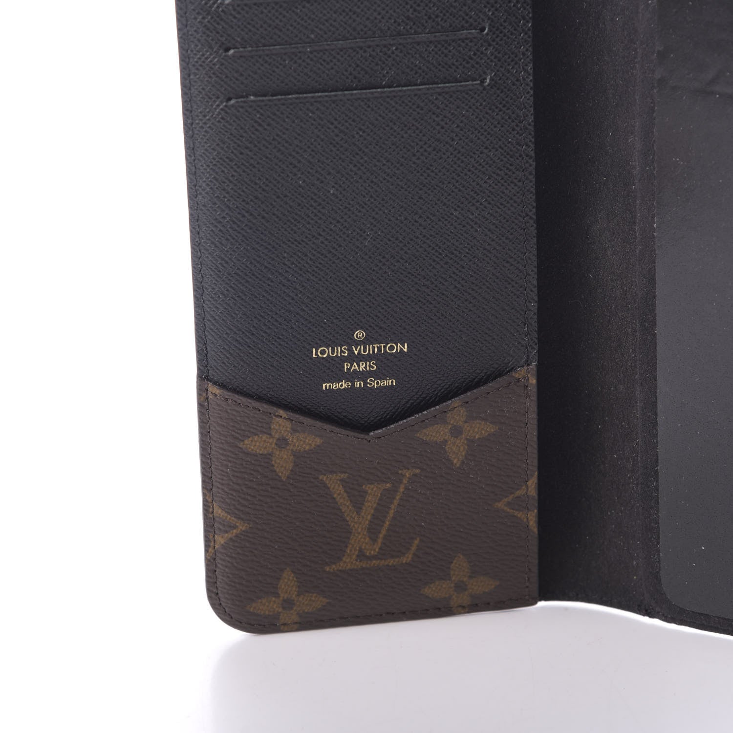Louis Vuitton Monogram iPhone XS Max Folio Case Black 5 of 10