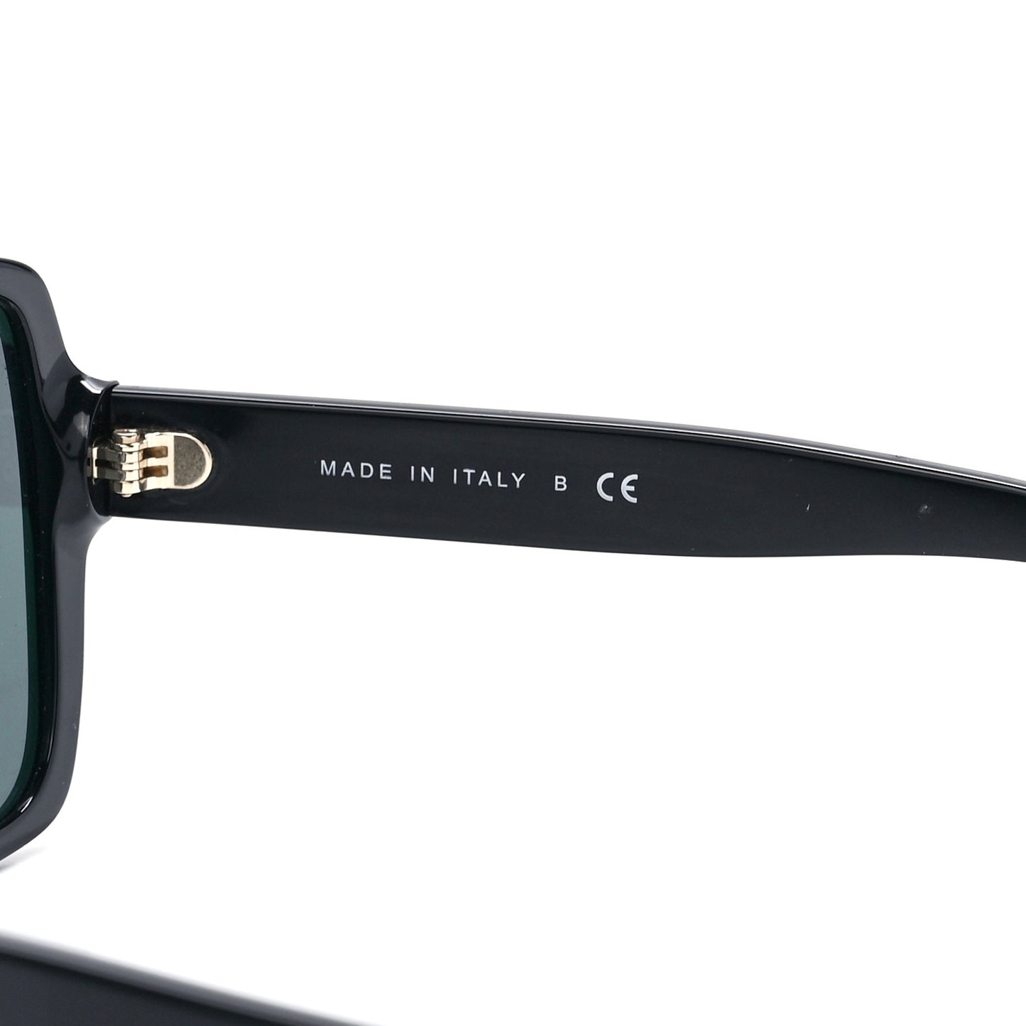 Acetate Square Sunglasses 5408-A Black