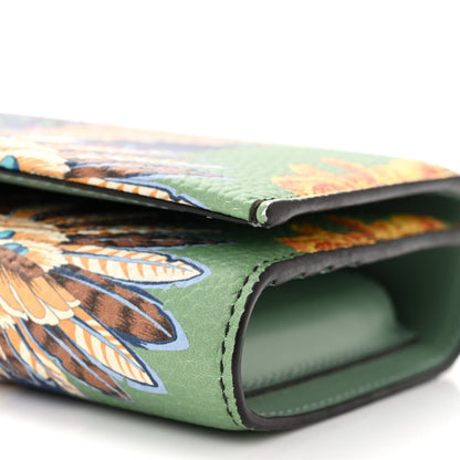 Salvatore Ferragamo Printed Calfskin Gancini Top Handle Wallet On Chain Multicolor 10 of 12