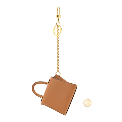 Delvaux Calfskin Mini Brillant Bag Charm Vegetal 2 of 5