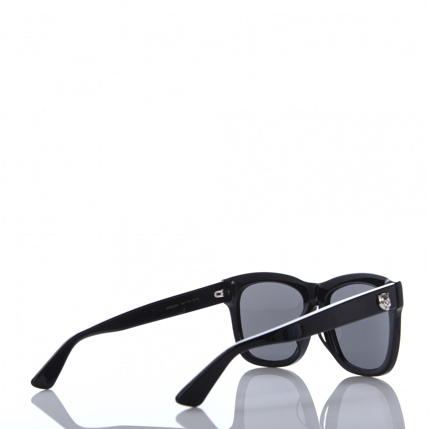 Acetate Square Frame Sunglasses GG0032S Black