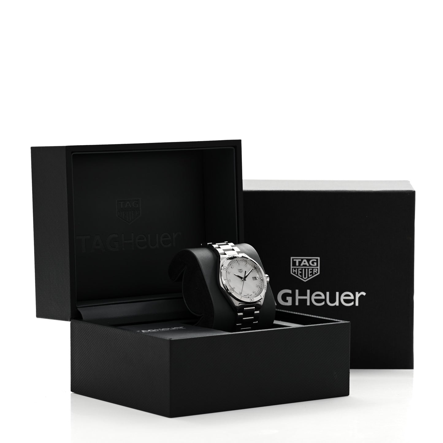 Stainless Steel Diamond Mother of Pearl 35mm Formula 1 Lady Quartz Watch WBJ1319