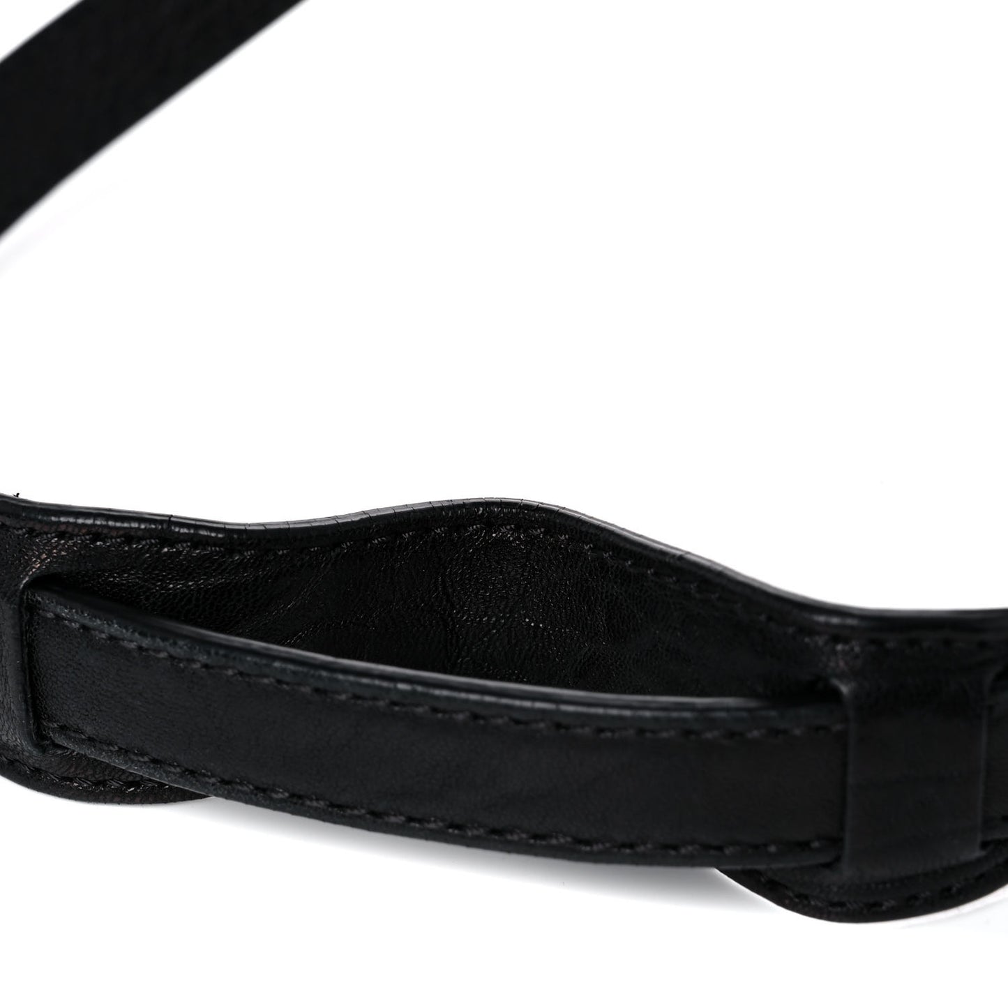 Pebbled Lambskin Mini Rockie Black Matte Black Hardware