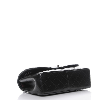 Chanel Lambskin Quilted Jumbo Double Flap Black 4 of 7