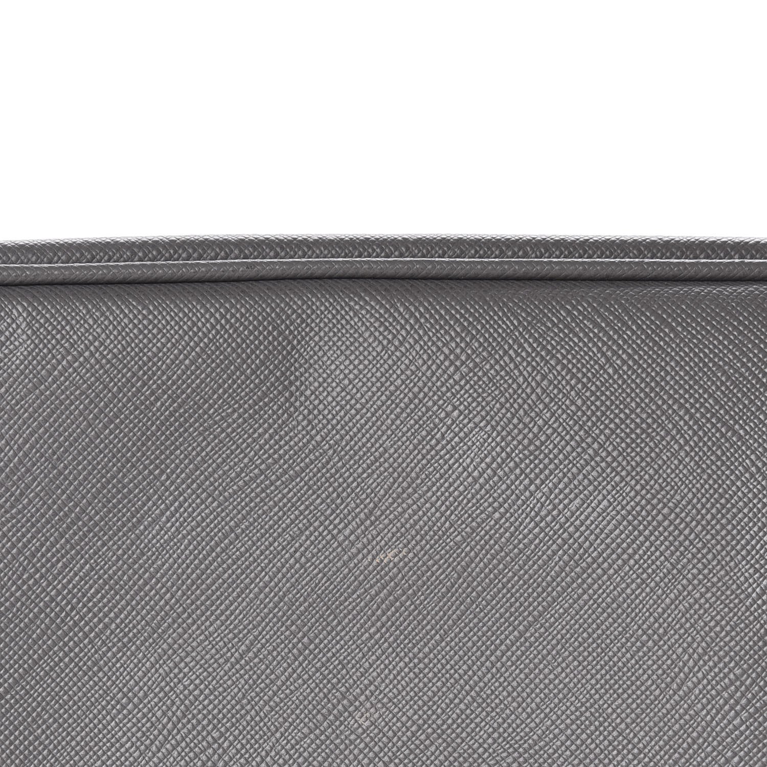 Prada Saffiano Medium Galleria Double Zip Tote Marmo 11 of 11
