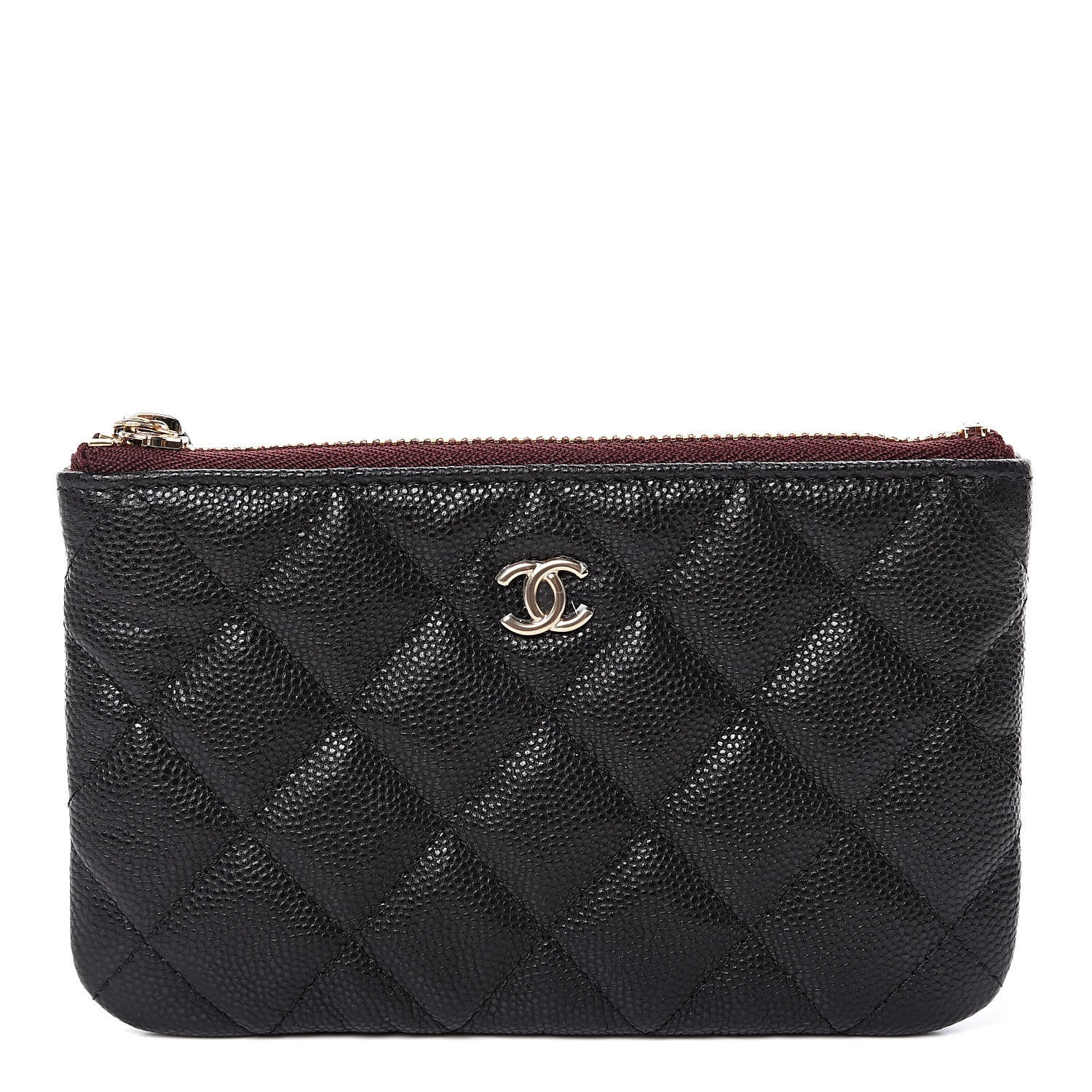 Chanel Caviar Quilted Small Cosmetic Case Black 1 of 8