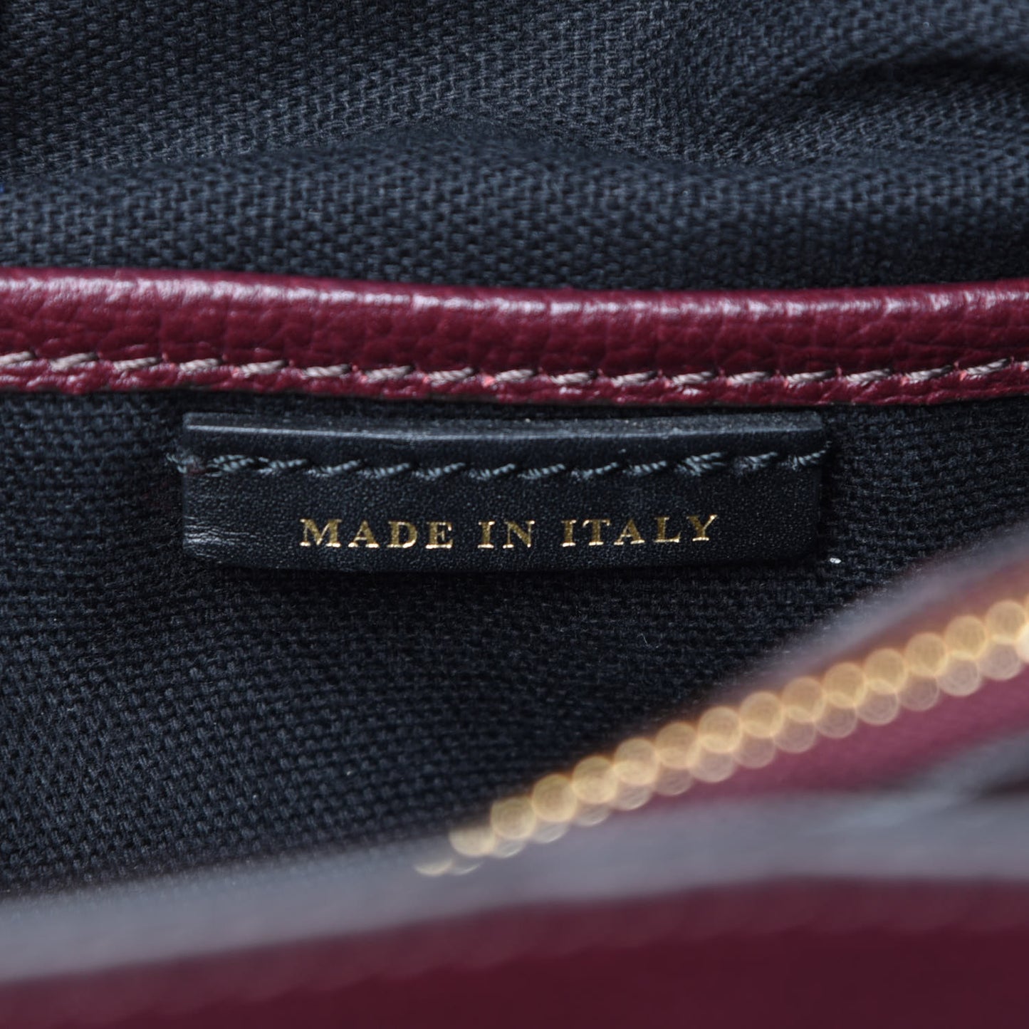 Grainy Calfskin House Check Medium Banner Tote Elderberry