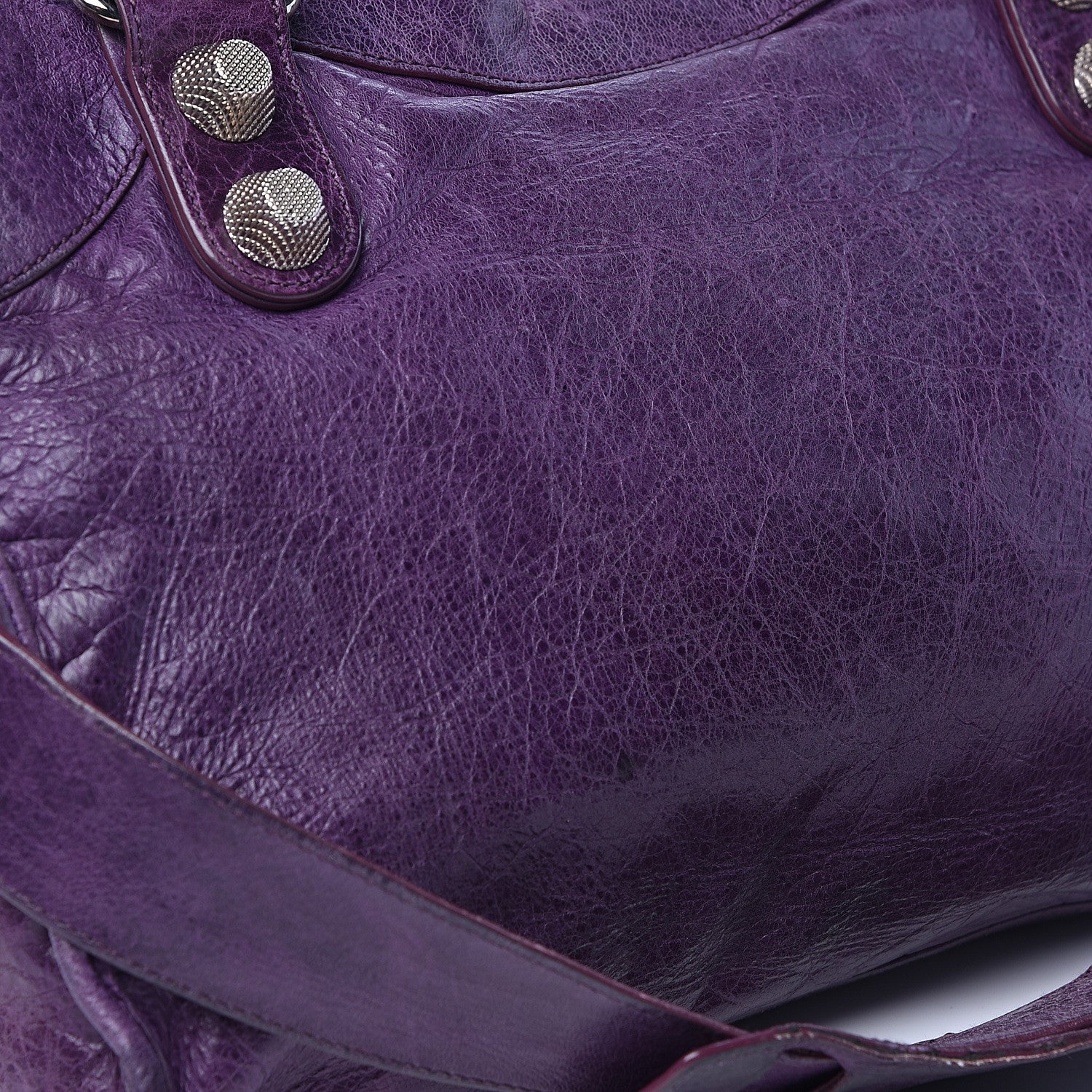 Balenciaga Agneau Giant 21 Silver Hardware City Raisin 12 of 14