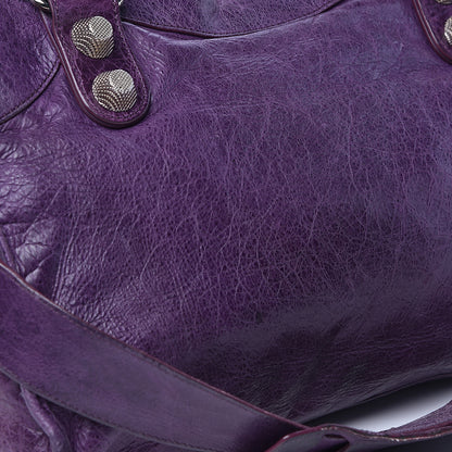 Balenciaga Agneau Giant 21 Silver Hardware City Raisin 12 of 14