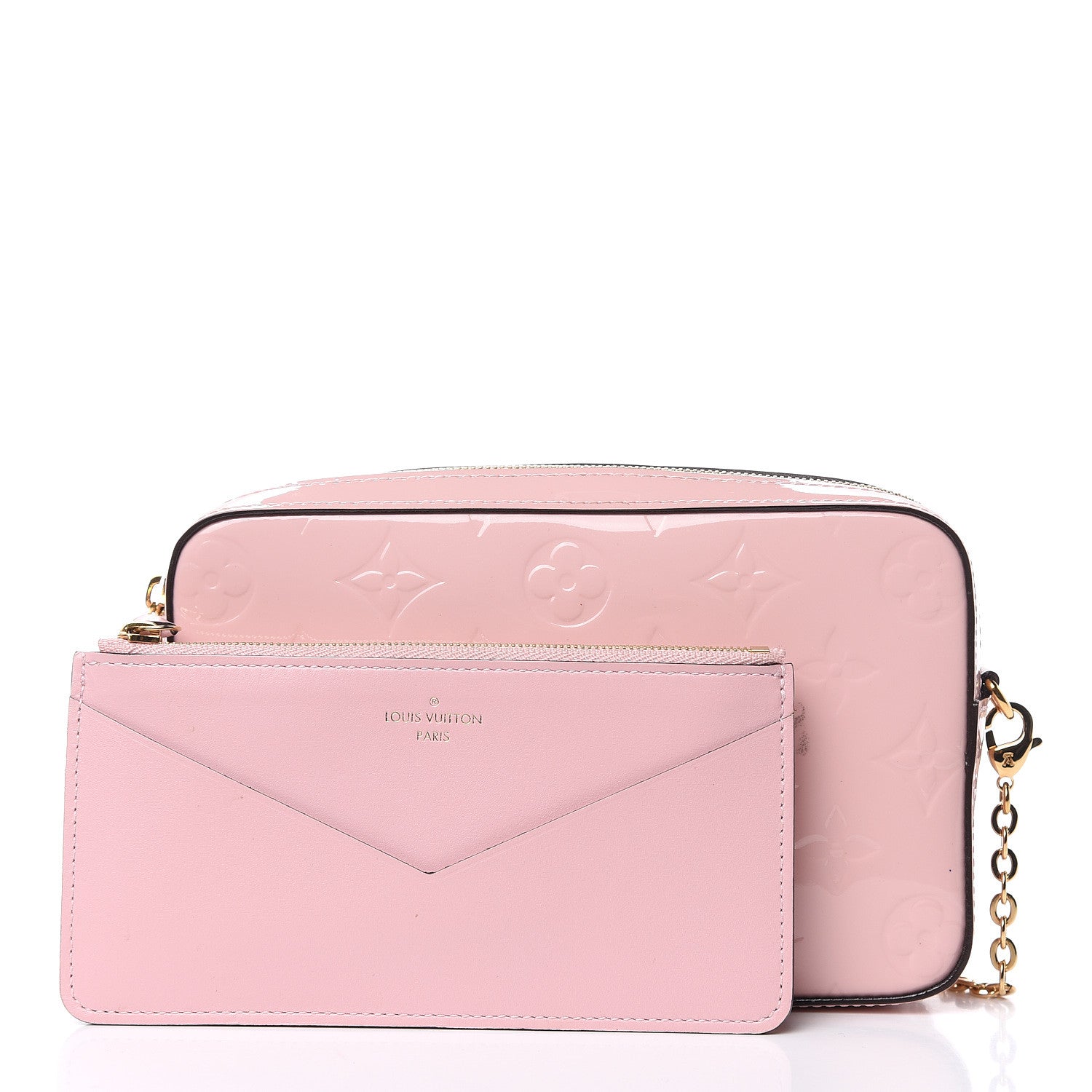 Louis Vuitton Vernis Camera Pouch Rose Ballerine 3 of 15