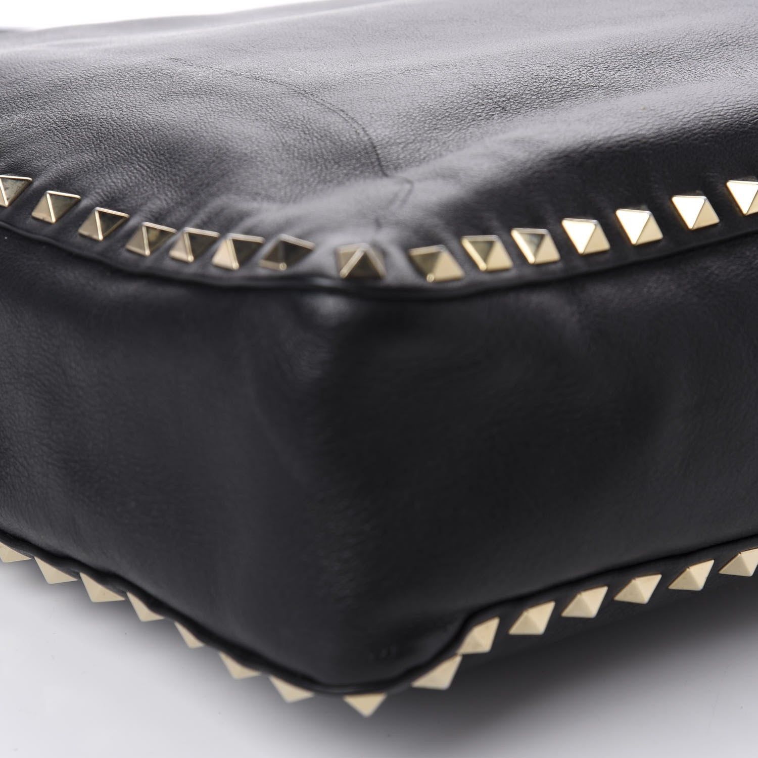 Valentino Garavani Vitello Large Rockstud Flip-Lock Messenger Bag Black 6 of 9