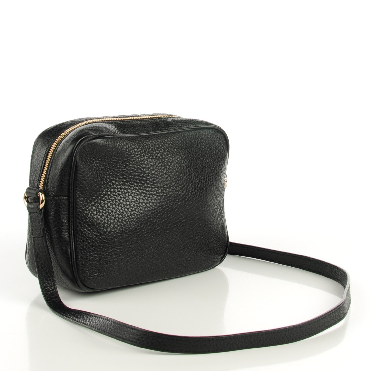 Gucci Pebbled Calfskin Small Soho Disco Bag Black 3 of 6