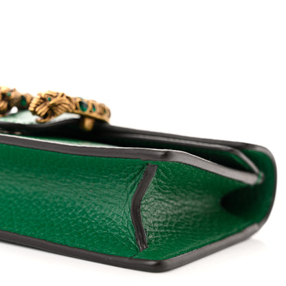 Gucci Calfskin Super Mini Dionysus Shoulder Bag Emerald 9 of 10
