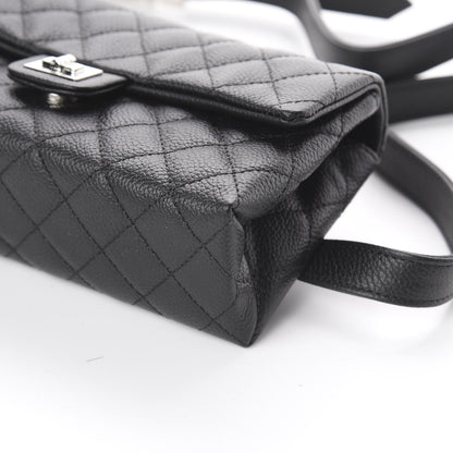 Chanel Grained Calfskin Quilted 2.55 Reissue Flap Belt Bag Clutch Black 6 of 10