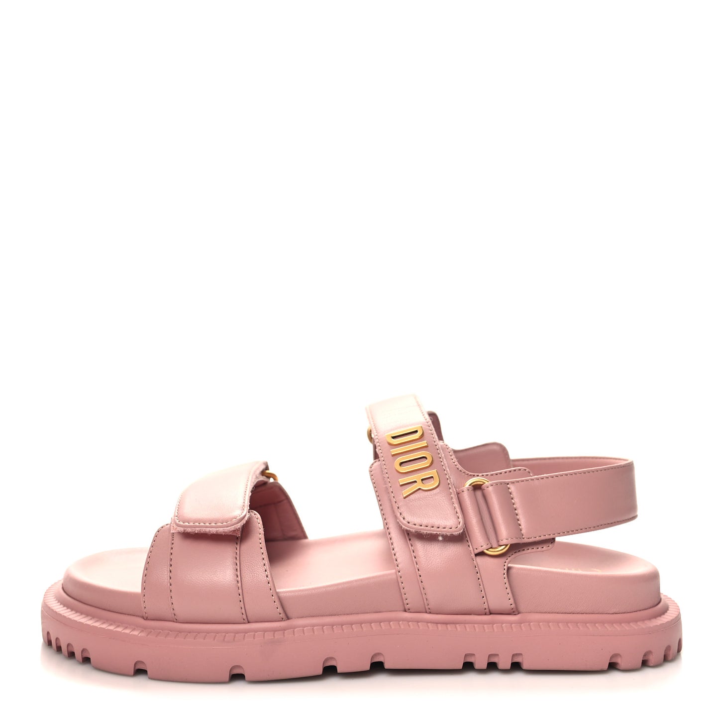 Lambskin Dioract 10mm Sandals 39.5 Pink
