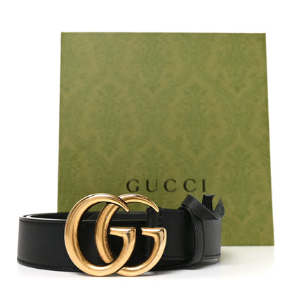 Gucci Calfskin Double G 30mm Belt 90 36 Black 5 of 5