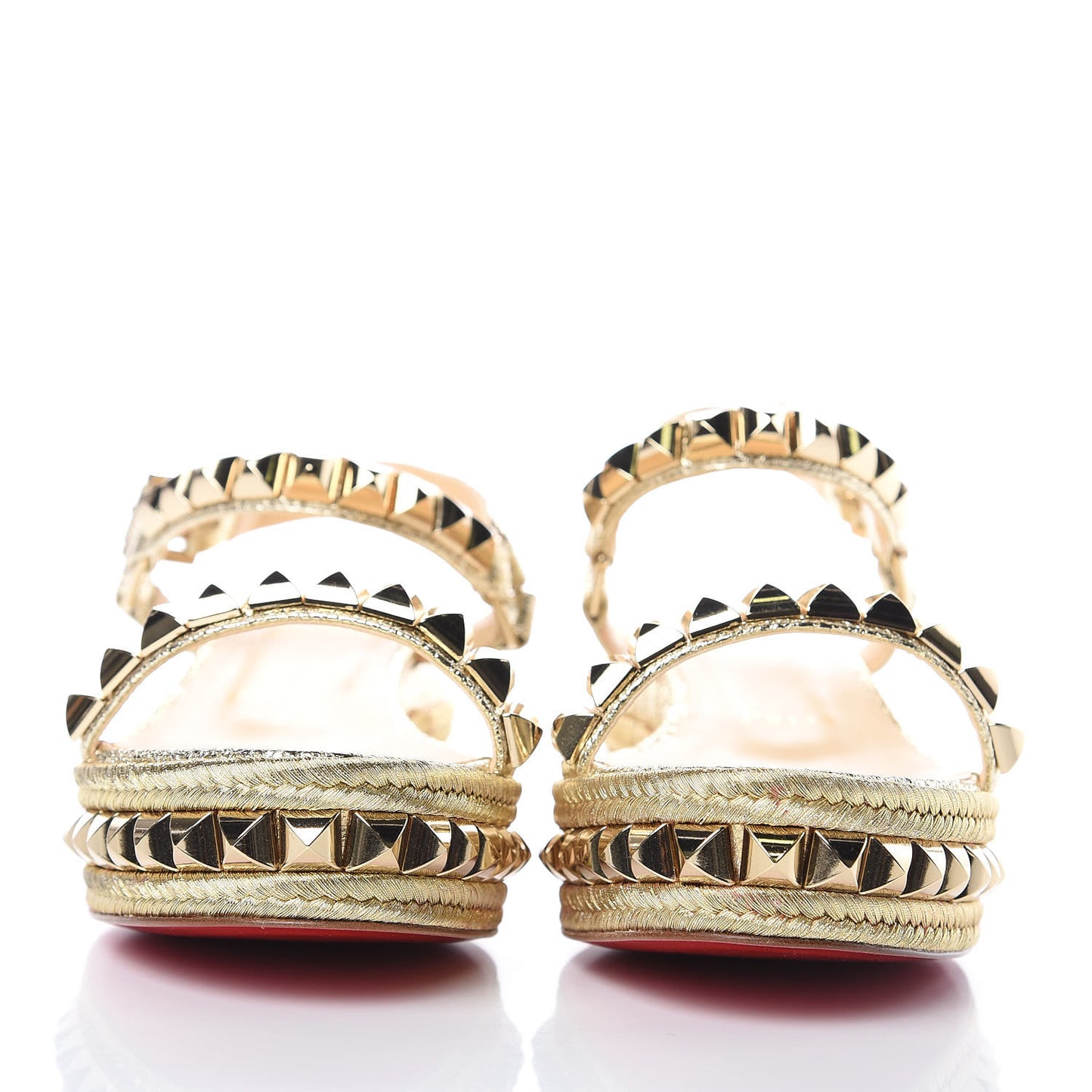 Specchio Vintage Cataclou 60 Platform Sandals 37 Platine Light Gold