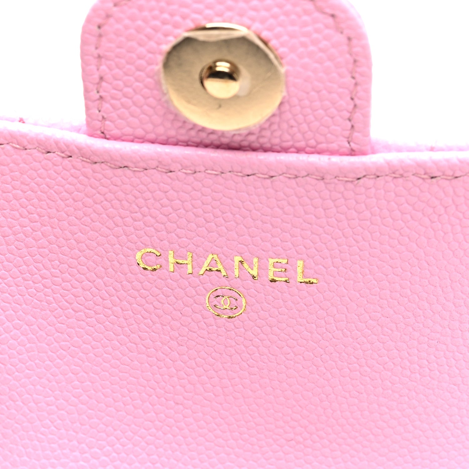 Chanel Caviar Quilted Clutch With Chain Bag Pink 7 of 12